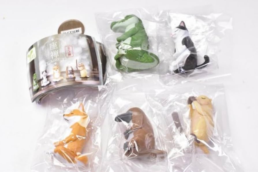 Amazon.co.jp: エール座禅ZAZEN×全5種セットフルコンプガチャガチャ Amazon.co.jp: エール座禅ZAZEN×全5種セットフルコンプガチャガチャ